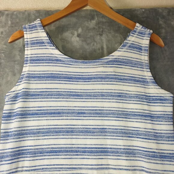 Talbots Blue and White Sleeveless Sundress - Picture 6 of 11